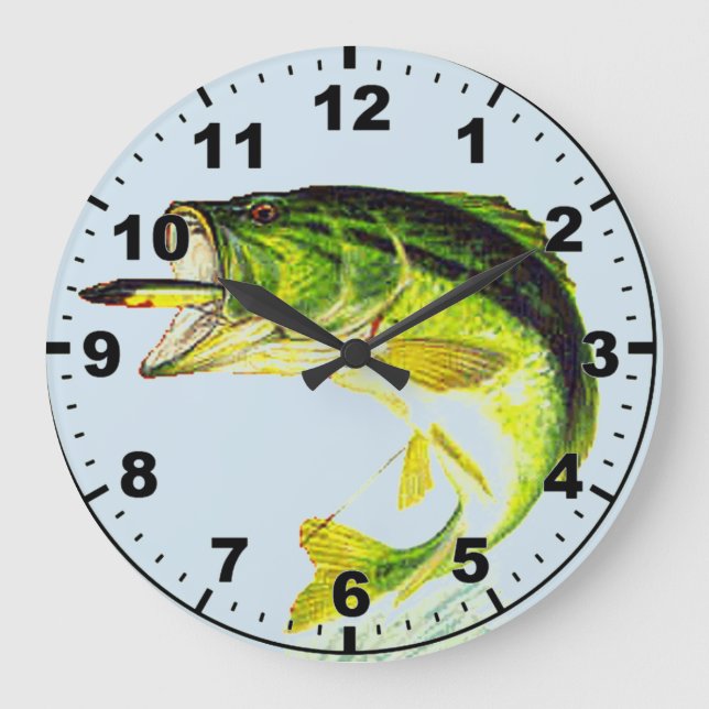 Reloj Redondo Grande Bass Wall Clock (Anverso)