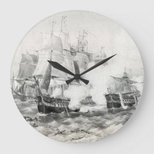 Reloj Redondo Grande Batalla del lago Erie