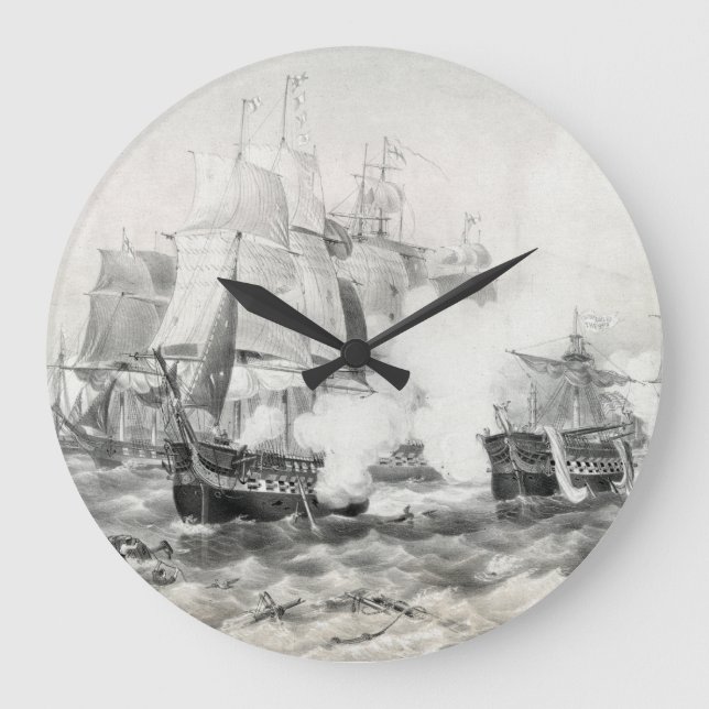 Reloj Redondo Grande Batalla del lago Erie (Anverso)