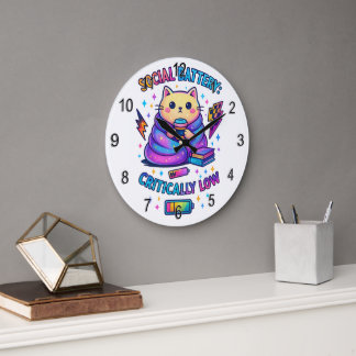 Reloj Redondo Grande Batería social críticamente...