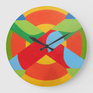 Reloj Redondo Grande Beautiful and Vibrant Colors! Large Wall Clock