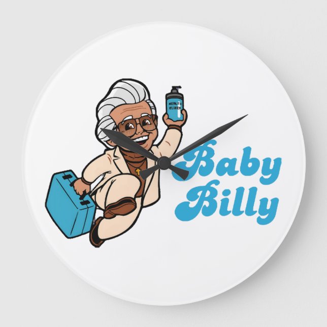 Reloj Redondo Grande Bebé Billy  (Anverso)