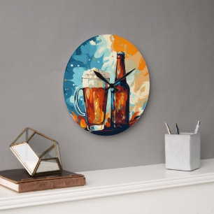 Reloj Redondo Grande Beer Lover