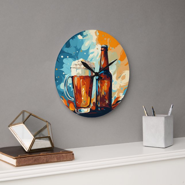 Reloj Redondo Grande Beer Lover (Oficina)