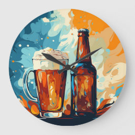Reloj Redondo Grande Beer Lover