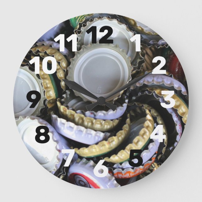 Reloj Redondo Grande Beer Lover Guay y Trendy I love Beer (Anverso)