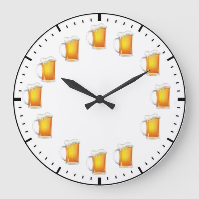 Reloj Redondo Grande Beer-O-Clock (Anverso)
