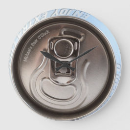 Reloj Redondo Grande Beer O'Clock