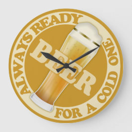 Reloj Redondo Grande BEER wall clocks