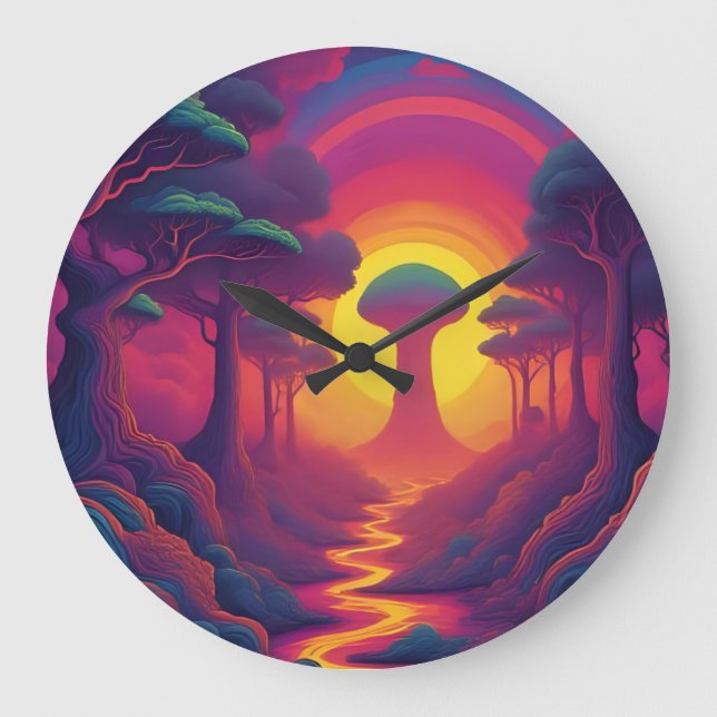 Reloj Redondo Grande Beginning of The Fall Art (Anverso)