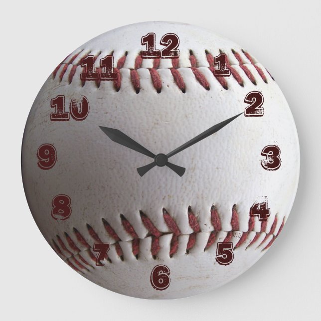 RELOJ REDONDO GRANDE BÉISBOL (Anverso)