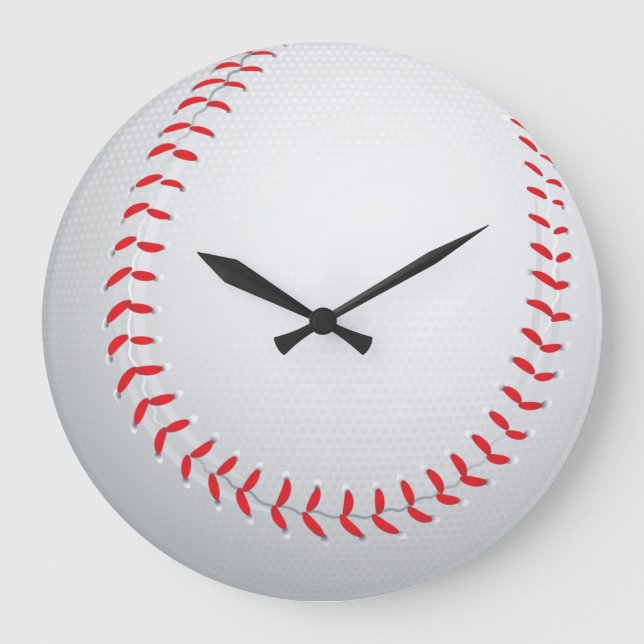 Reloj Redondo Grande Béisbol (Anverso)