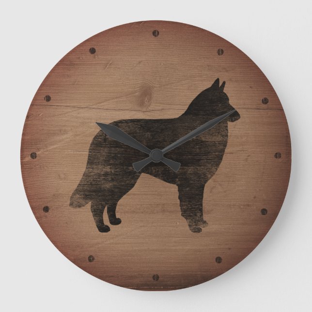 Reloj Redondo Grande Belga Tervuren Silhouette Rustic Style (Anverso)