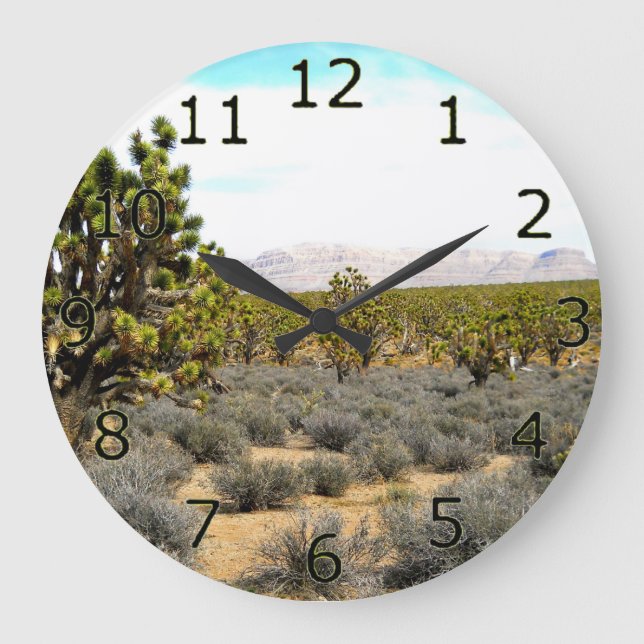 Reloj Redondo Grande Belleza del desierto (Anverso)