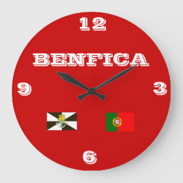 Reloj Redondo Grande Benfica Portugal Wallclock