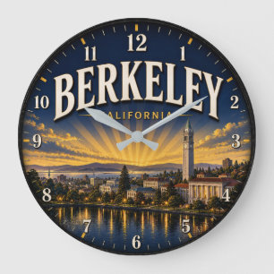 Reloj Redondo Grande Berkeley California Golden State College