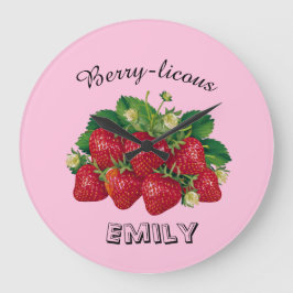 Reloj Redondo Grande Berry-licous