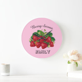 Reloj Redondo Grande Berry-licous