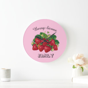 Reloj Redondo Grande Berry-licous