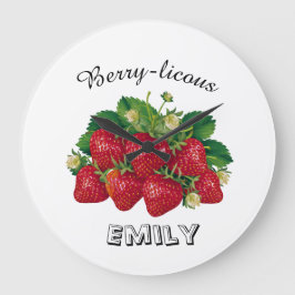 Reloj Redondo Grande Berry-licous