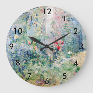 Reloj Redondo Grande Berthe Morisot - El jardín en Bougival
