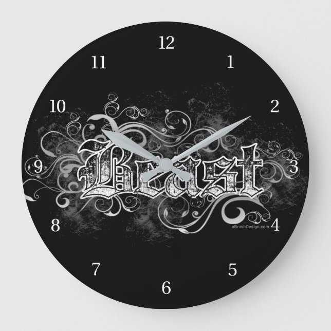 Reloj Redondo Grande Bestia (Anverso)