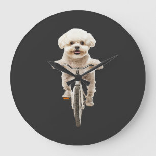 Reloj Redondo Grande Bichon Frise