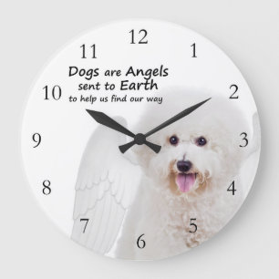 Reloj Redondo Grande Bichons are Angels Clock