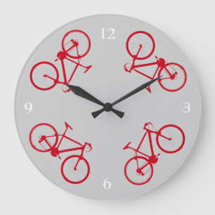 Reloj Redondo Grande bicicleta , bicicleta ; ciclismo / ciclismo