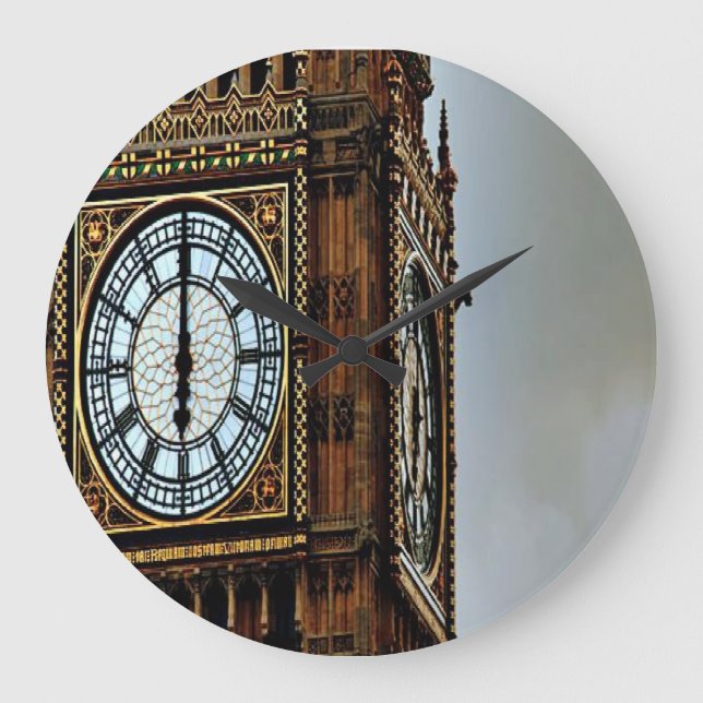 Reloj Redondo Grande Big Ben (Anverso)