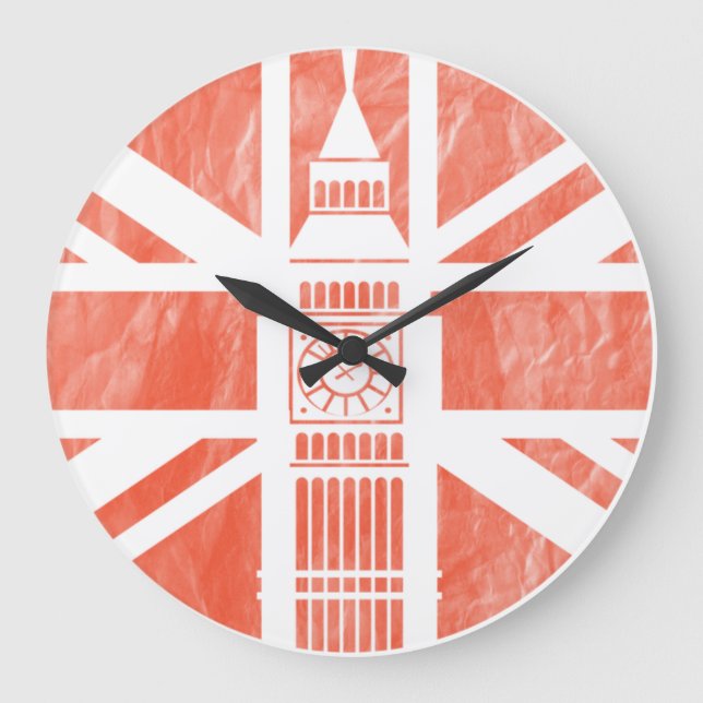 Reloj Redondo Grande Big Ben - Londres (Anverso)
