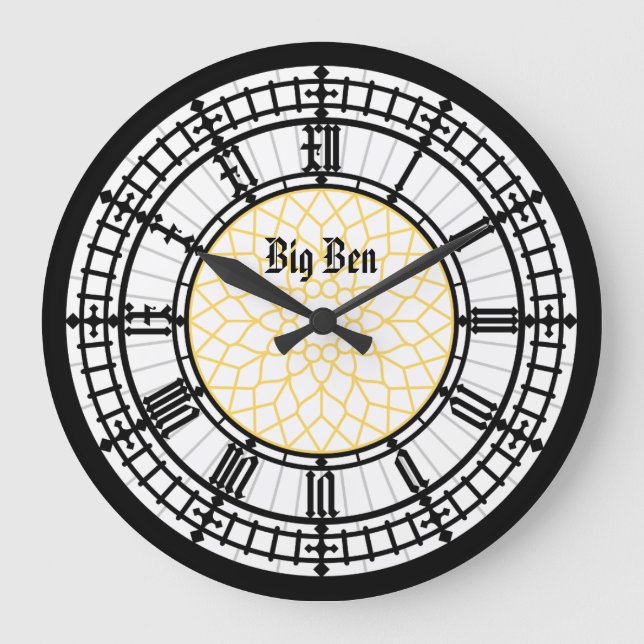 Reloj Redondo Grande Big Ben wall Clock (Anverso)