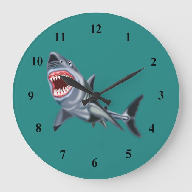 Reloj Redondo Grande Big Shark (Anverso)