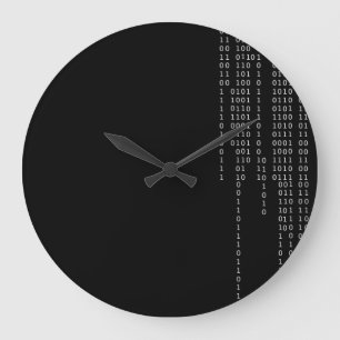 Reloj Redondo Grande Binario de conexión en cascada