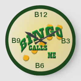 Reloj Redondo Grande Bingo