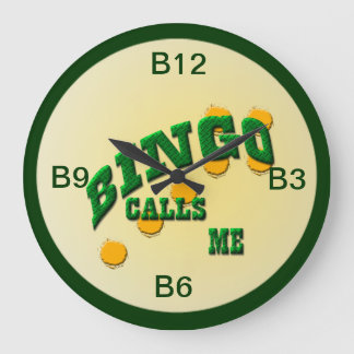 Reloj Redondo Grande Bingo
