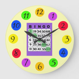 Reloj Redondo Grande BINGO Kitchen
