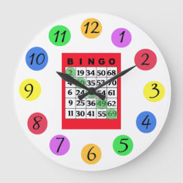 Reloj Redondo Grande BINGO Kitchen