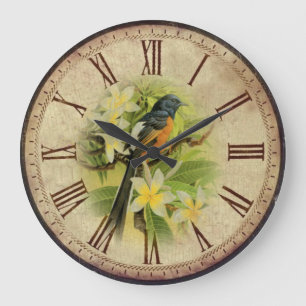 Reloj Redondo Grande Bird Vintage