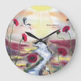 Reloj Redondo Grande Birth of Liberty