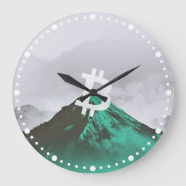 Reloj Redondo Grande Bitcoin All-Time-High (ATH)