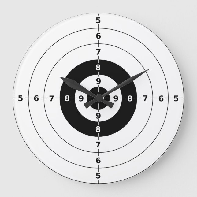 Reloj Redondo Grande Blanco (Anverso)