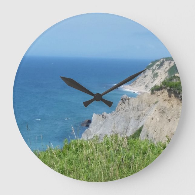 Reloj Redondo Grande Block Island Bluffs - Isla Block, Isla Rhode (Anverso)
