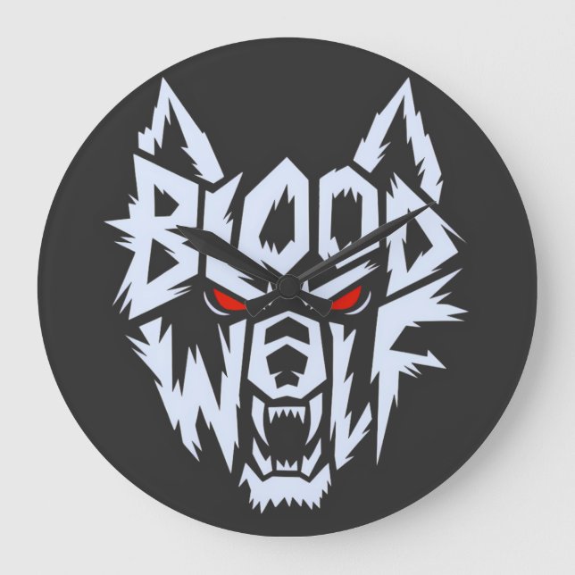 Reloj Redondo Grande Bloodwolf: El Alpha Awakens (Anverso)