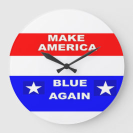 Reloj Redondo Grande Blue Again