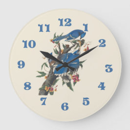 Reloj Redondo Grande Blue Jays De John James Audubon