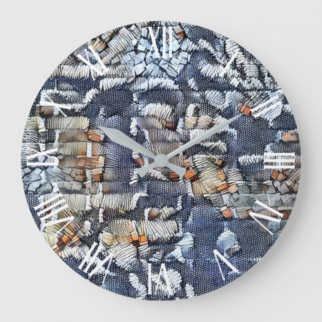 Reloj Redondo Grande Blue Jeans Wall Art Dream (Anverso)