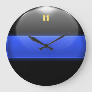 Reloj Redondo Grande Blue Line fino Captain a Insignia Rank