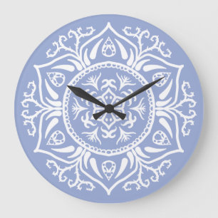 Reloj Redondo Grande Blueberry Mandala