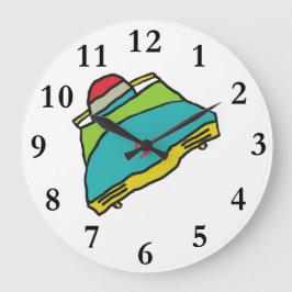 Reloj Redondo Grande Bobinado